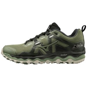 Mizuno Wave Mujin 6 Bayan Trail Koşu Ayakkabısı Zeytin Yeşili (Tr.RJS)